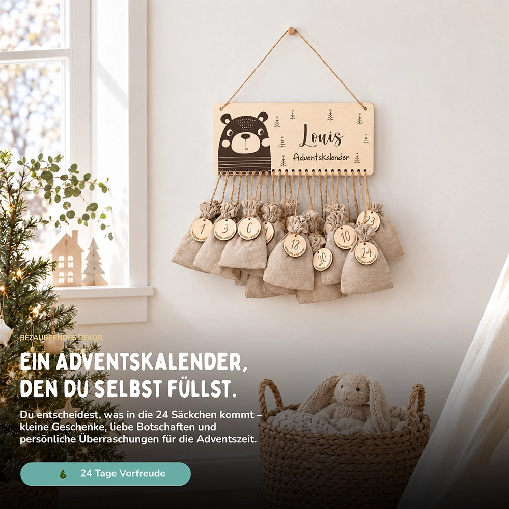 Adventskalender Kinder - Bär