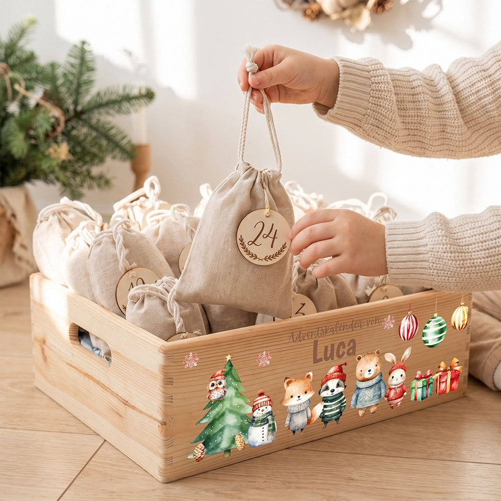 Personalisierter Adventskalender zum Befüllen - Weihnachtswunder