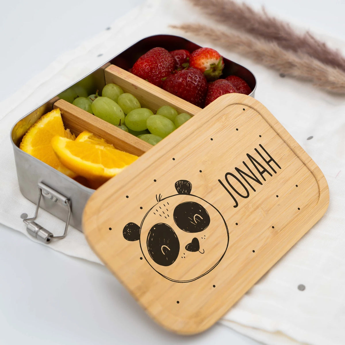 Brotdose personalisiert Panda Bär