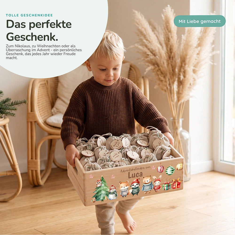 Personalisierter Adventskalender zum Befüllen - Weihnachtswunder