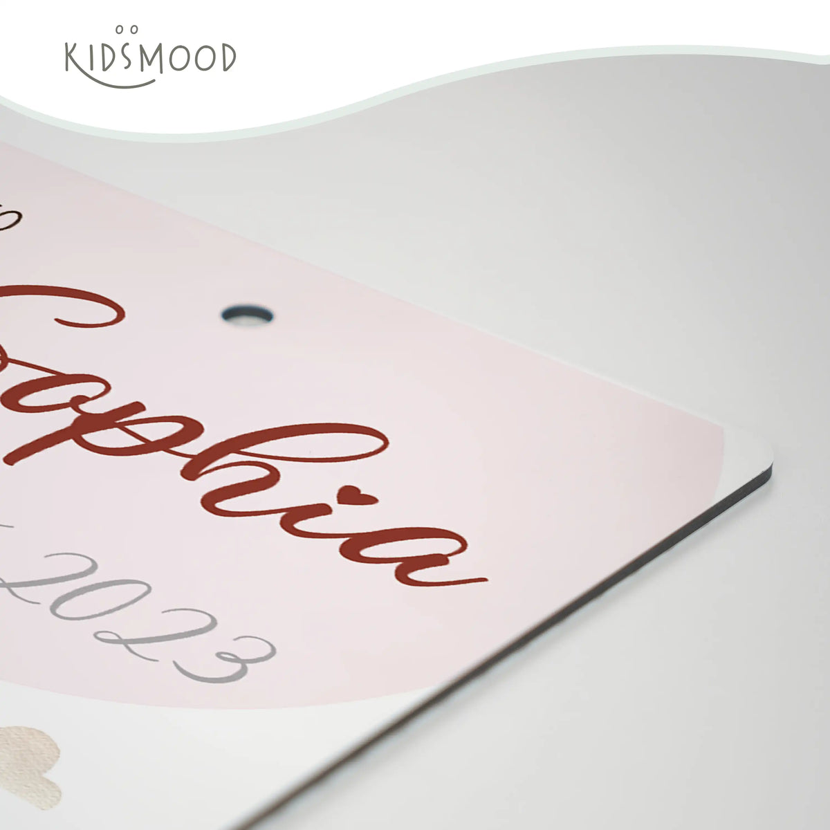 Messlatte Kinder Holz & Aluverbund - Tierfreunde & Ballon