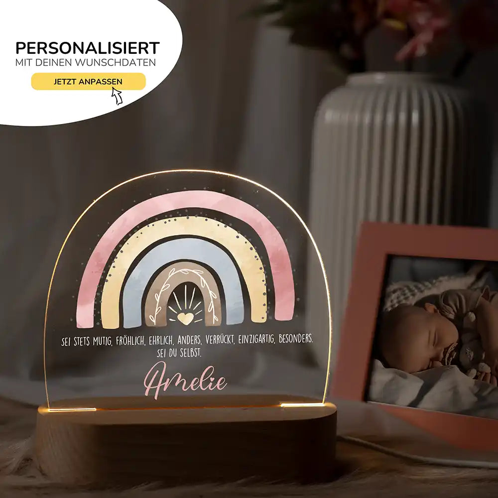 Kinderzimmer Bundle Regenbogen 6 Tonieregal + Nachtlicht