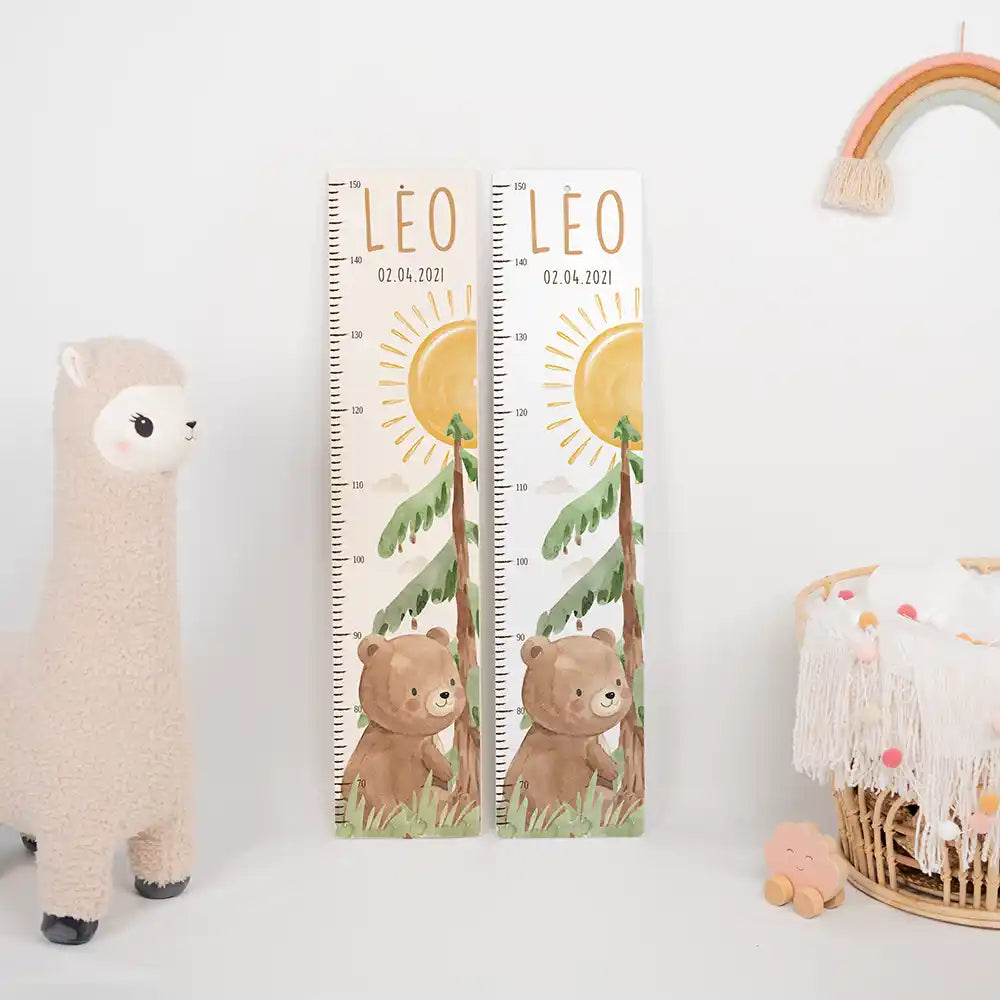 Messlatte Kinder Holz & Aluverbund - Bär