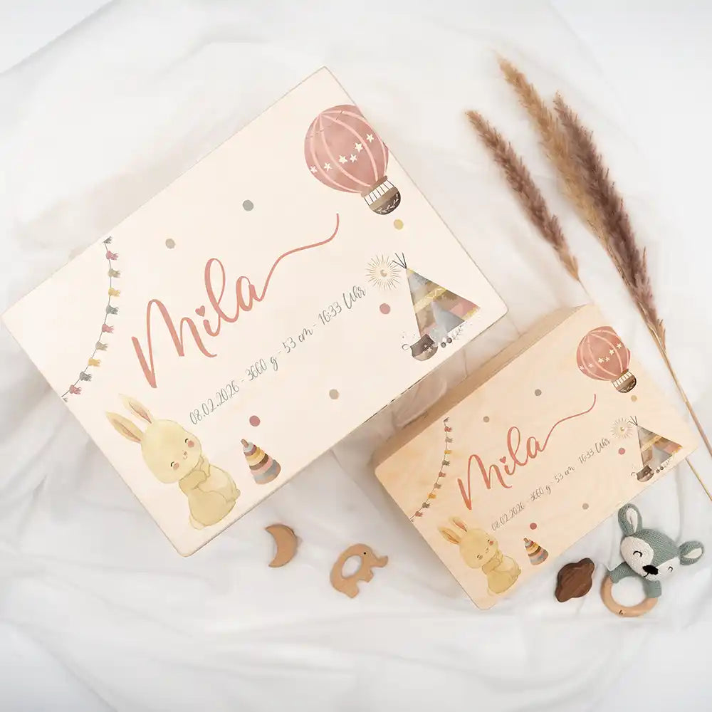 Erinnerungsbox Baby - Süßer Hase