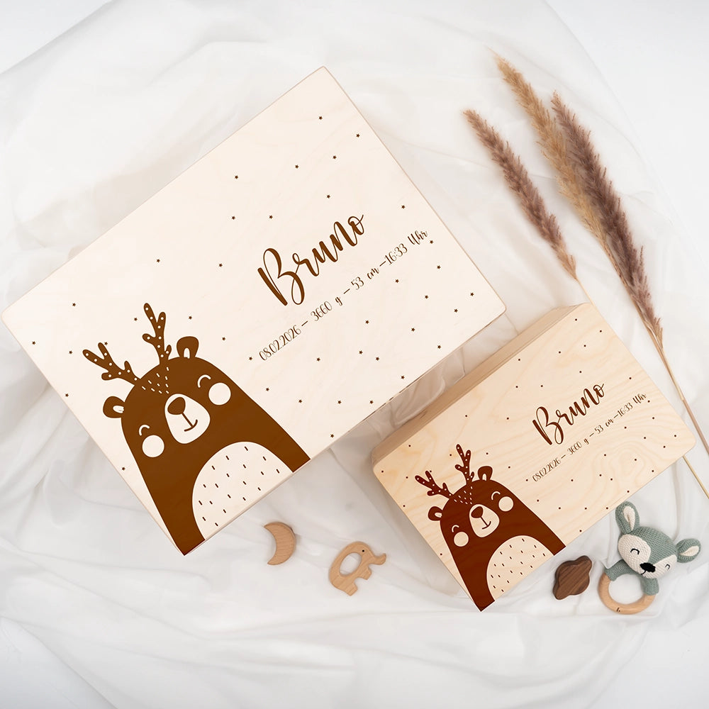 Personalisierte Erinnerungskiste X-Mas BĂ€r
