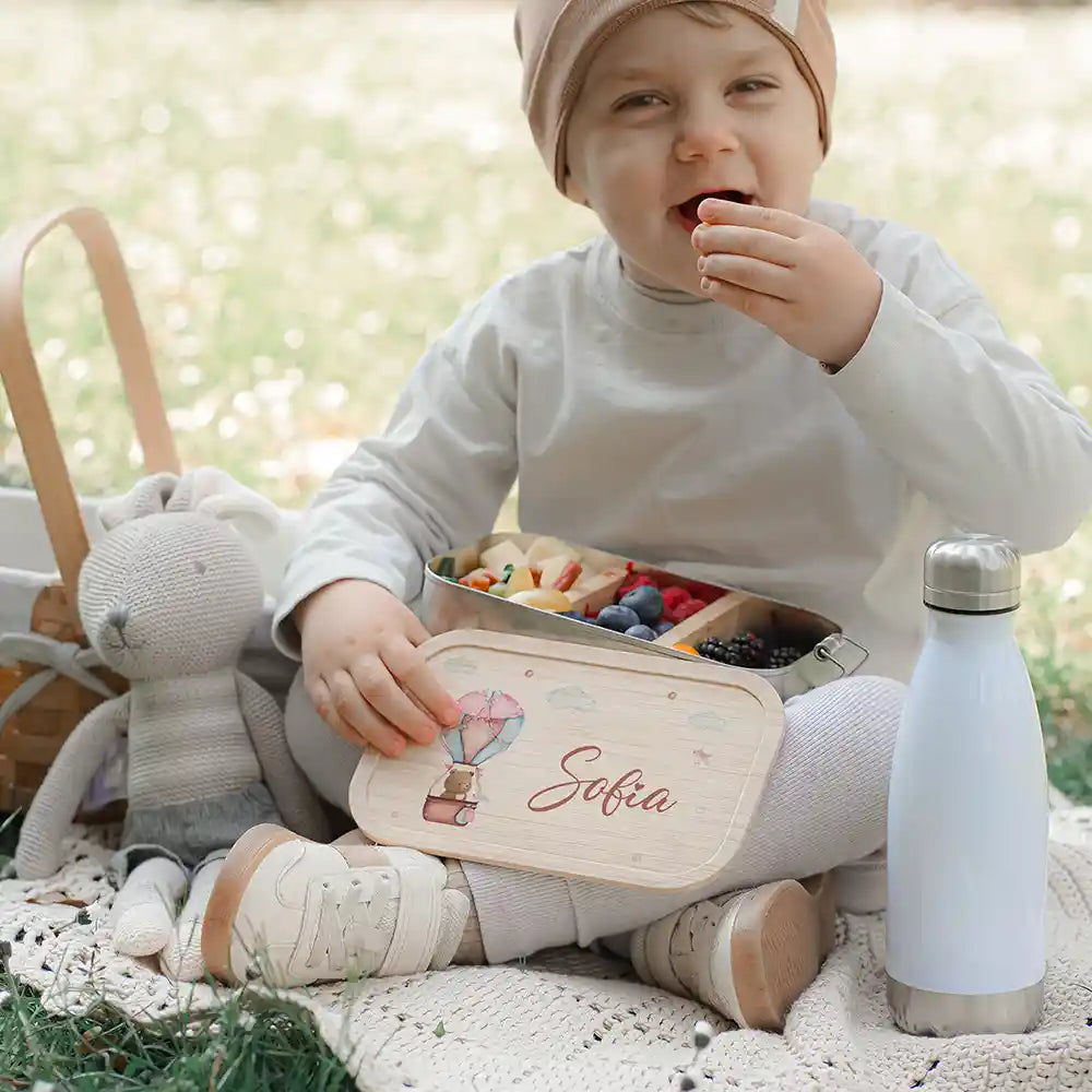 Brotdose Kinder personalisiert - Ballon Bär