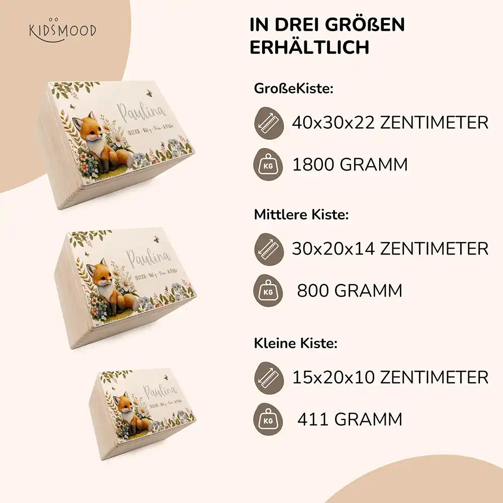 Erinnerungsbox Baby - Baby Fuchs