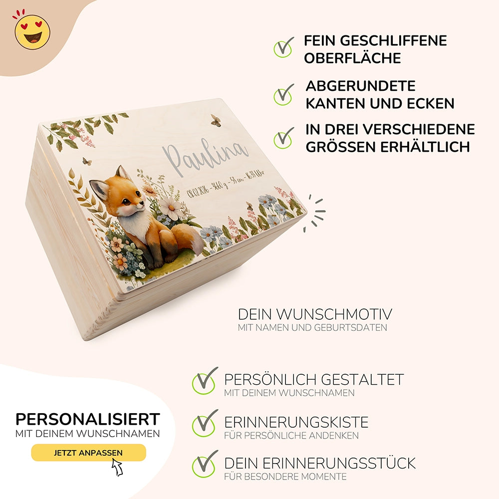 Erinnerungsbox Baby - Baby Fuchs