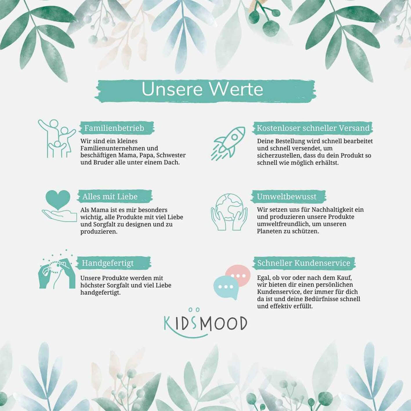 Personalisierte Erinnerungskiste Reh Regenbogen Boho - Kidsmood.de