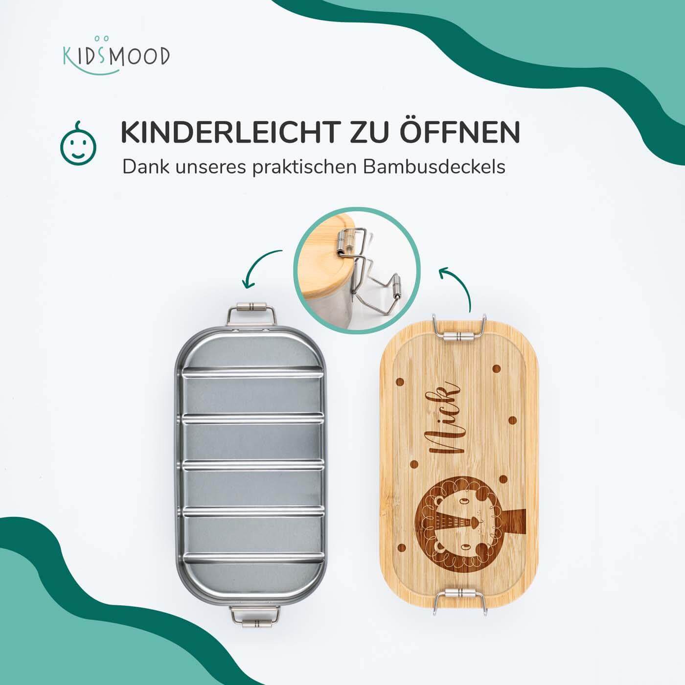 custom lunchbox with lion head design