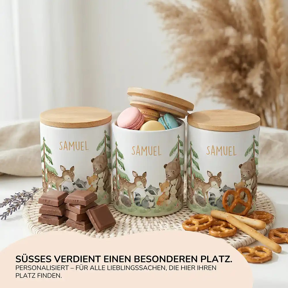 Personalisierte Keksdose Waldfreunde III - Ansicht 15