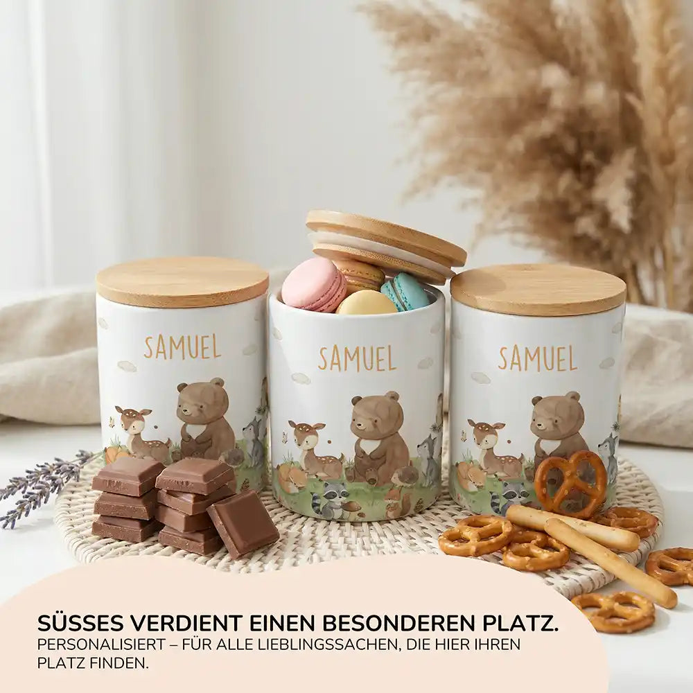 Personalisierte Keksdose Waldfreunde VI - Ansicht 15