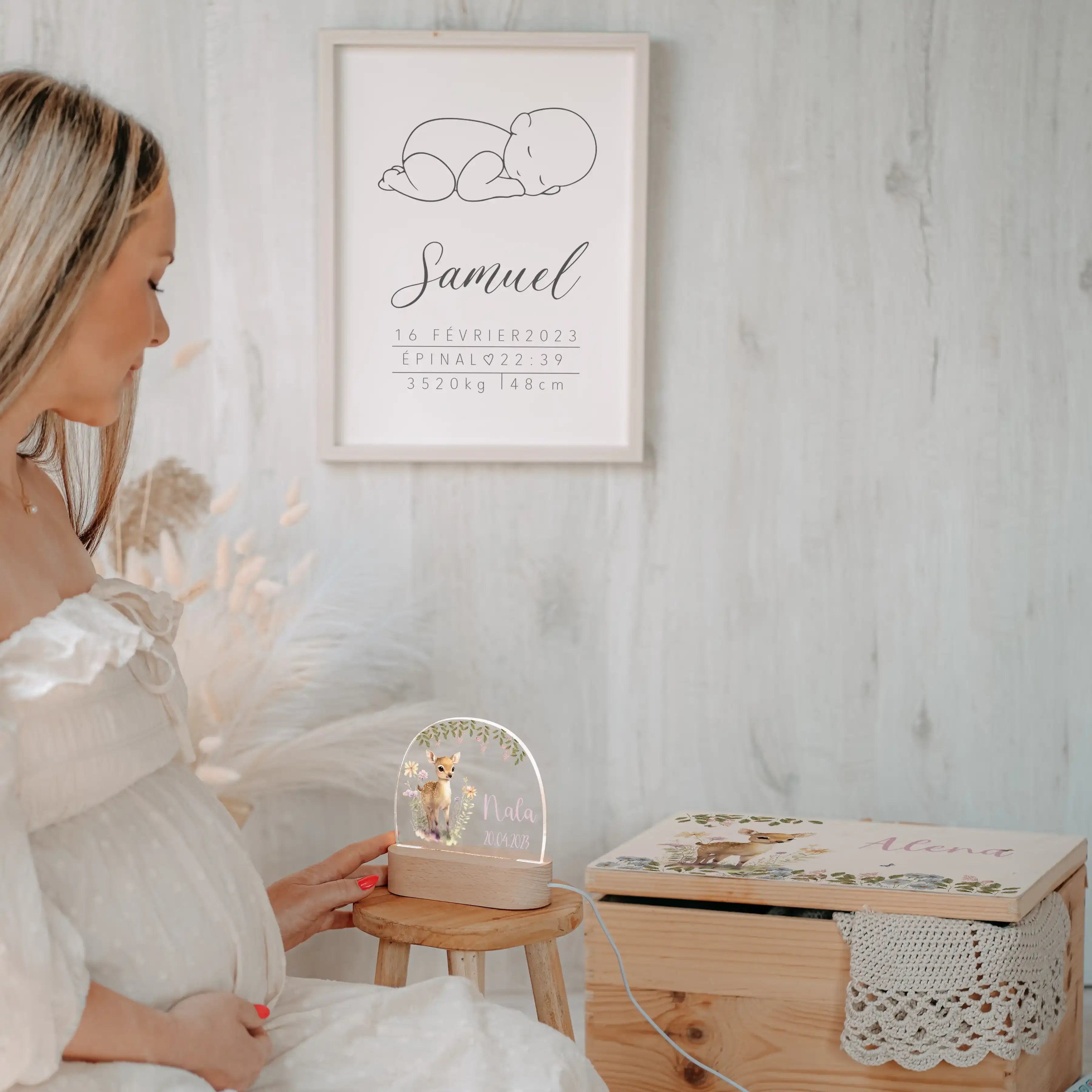 Geschenkset zur Geburt - Reh | Baby Geschenk