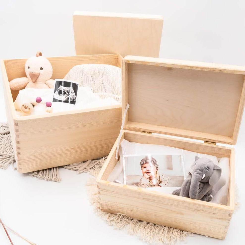 ngraved memory box with unicorn and custom name