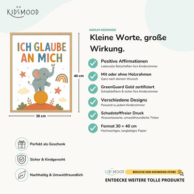 Elefant Ich glaube an mich