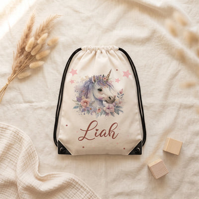 Einhorn mit Blumen