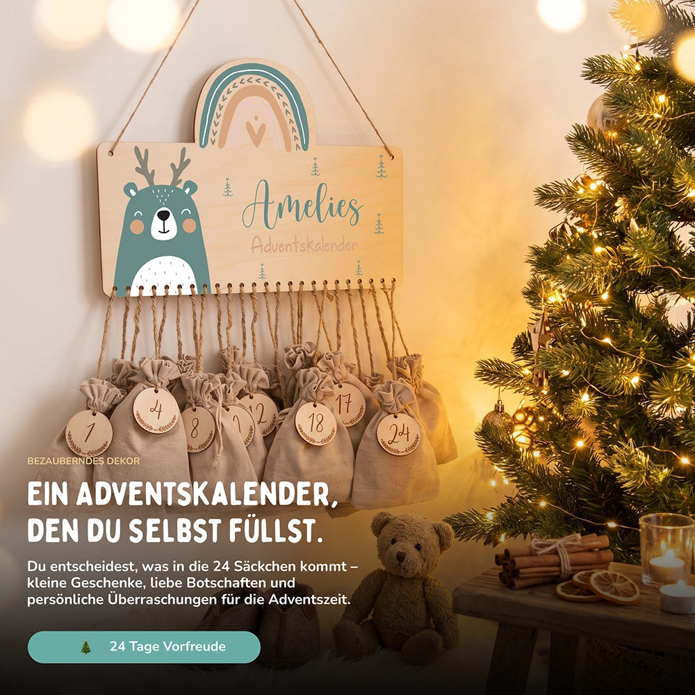 Adventskalender Kinder - Regenbogen