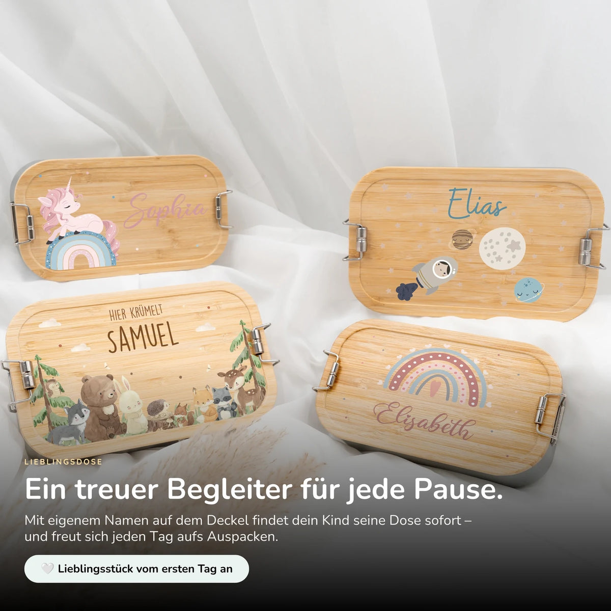 Brotdose personalisiert Weltall