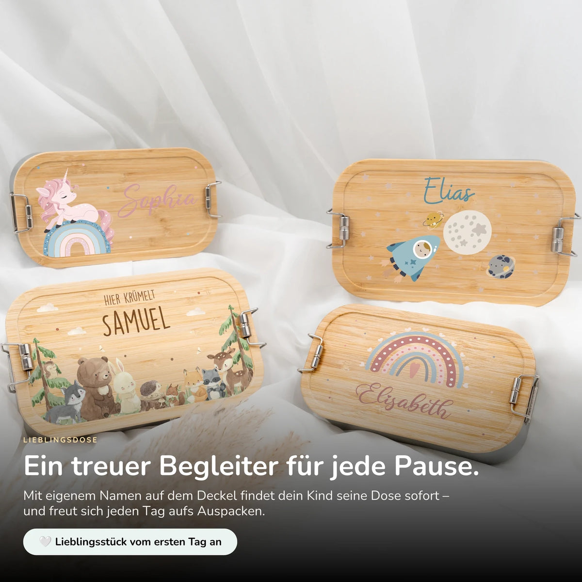 Brotdose personalisiert Weltall