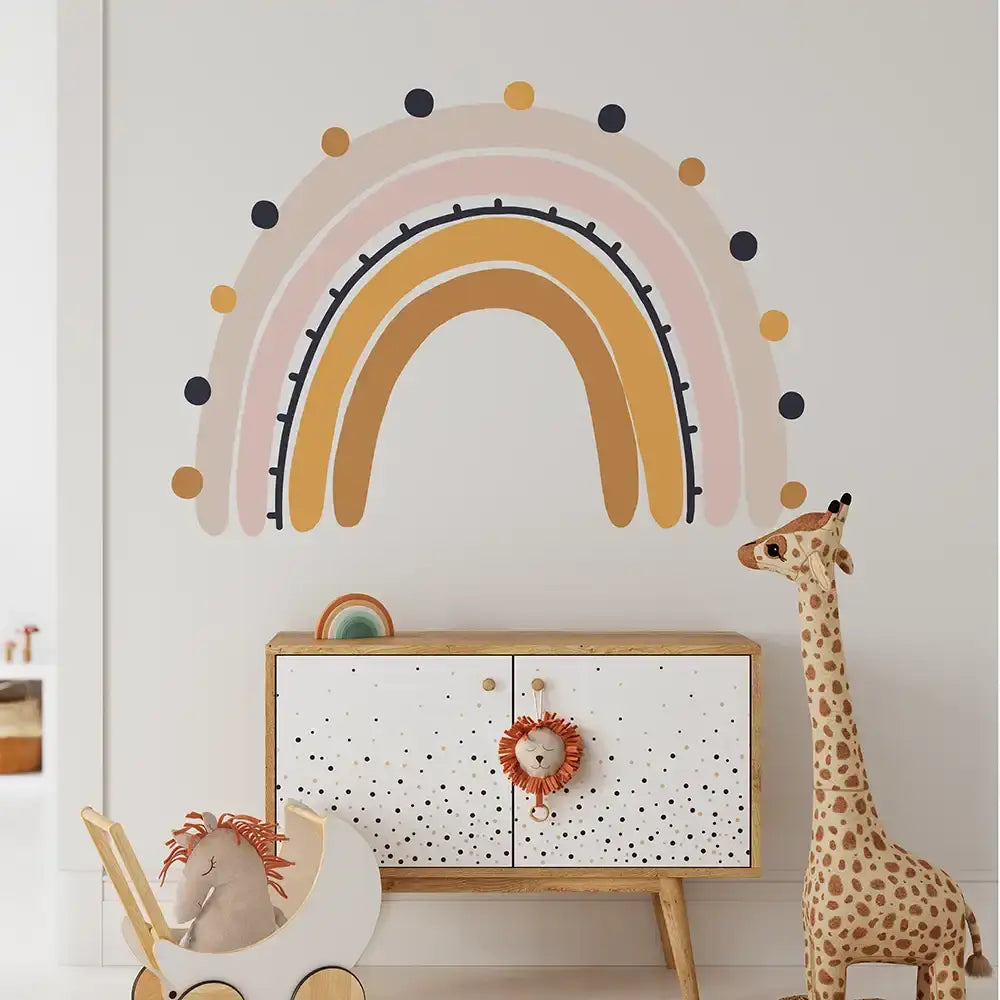 Wandaufkleber rainbow dot