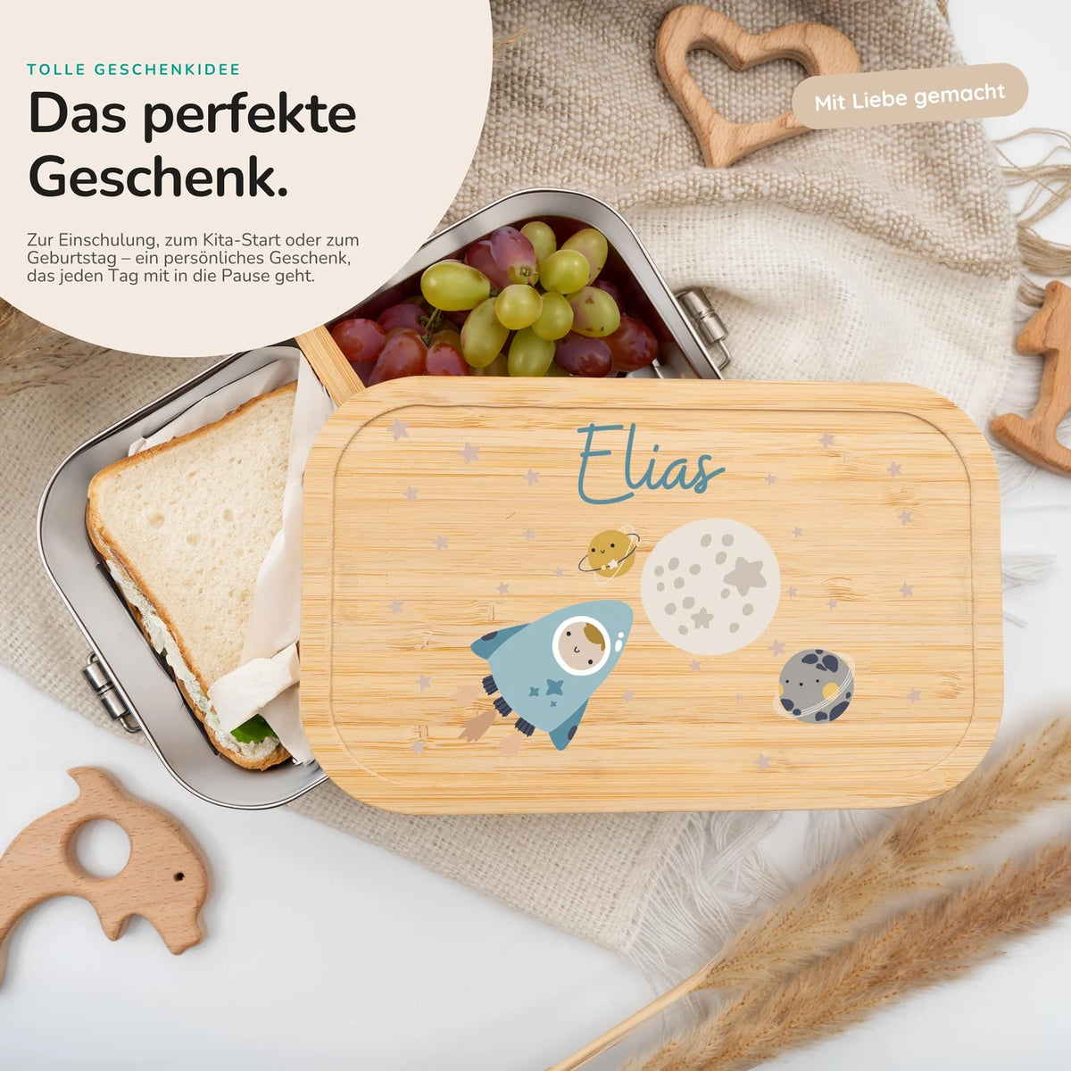 Brotdose personalisiert Weltall