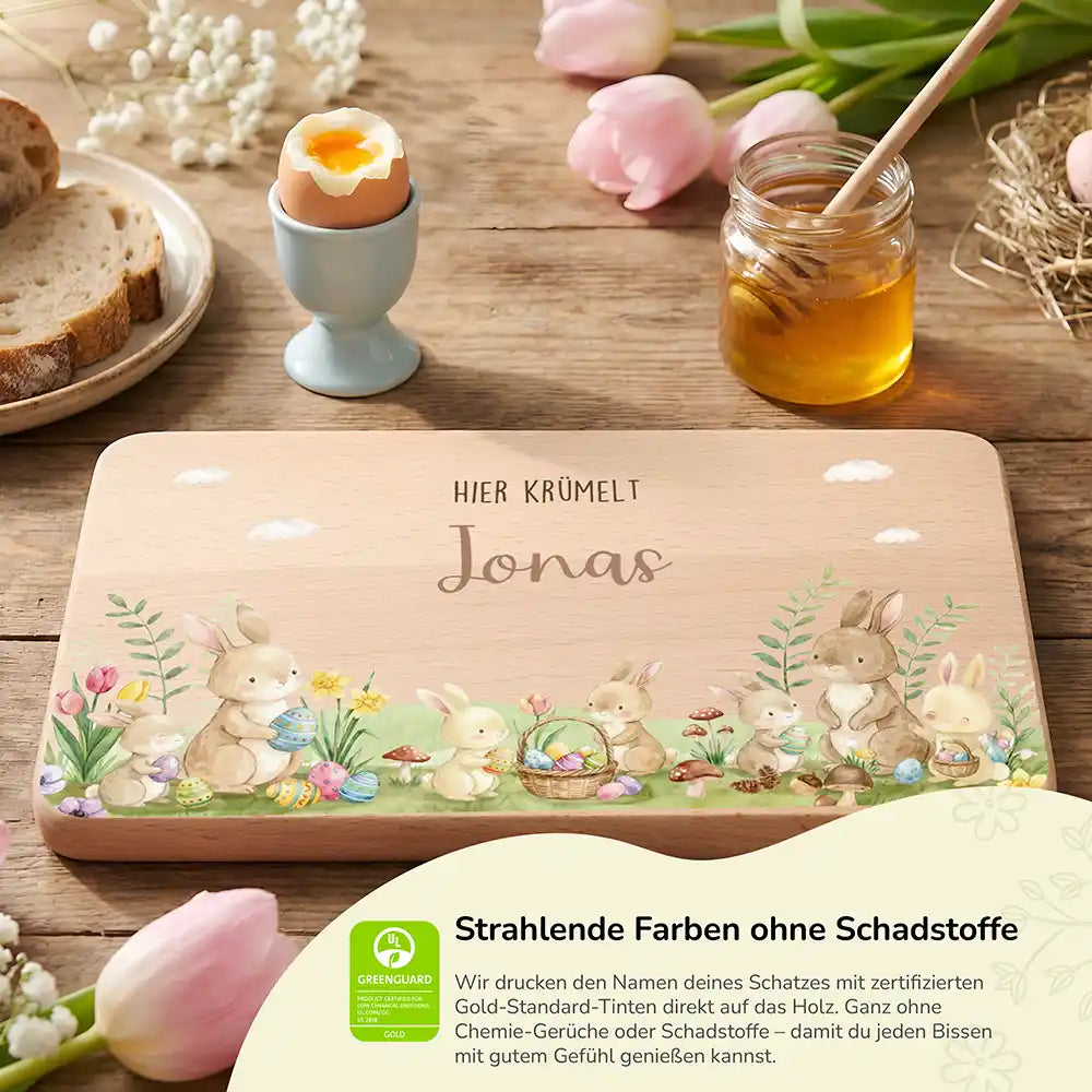 Frühstücksbrettchen Ostern - Osterglück