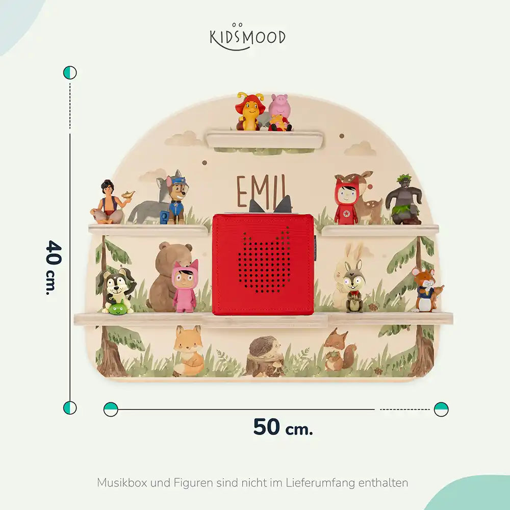 Kinderzimmer Bundle Waldtiere Tonieregal + Nachtlicht