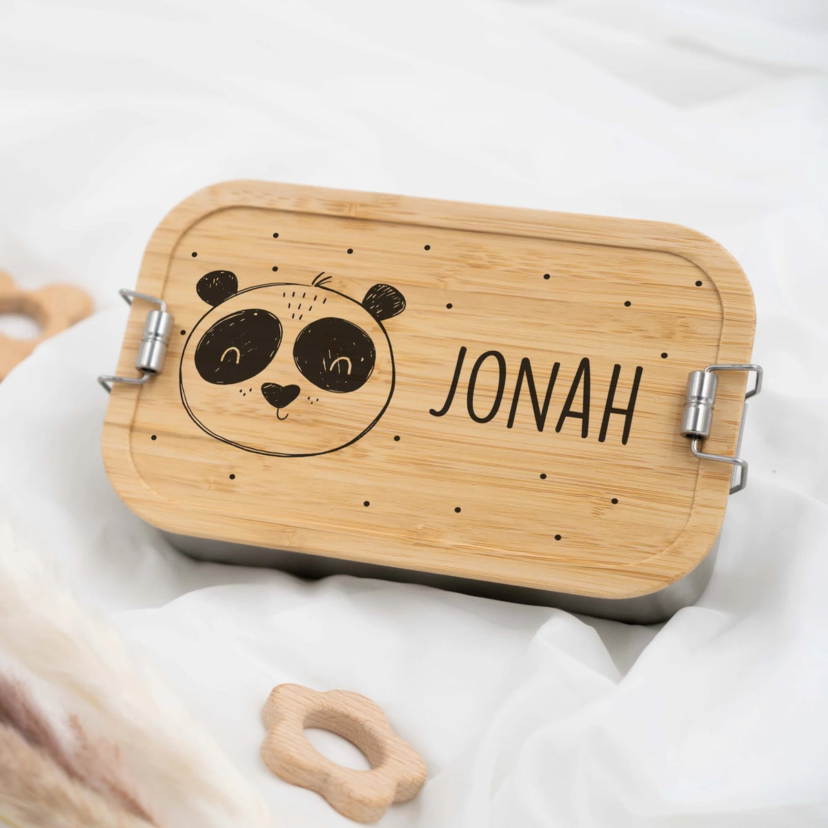 Brotdose personalisiert Panda Bär