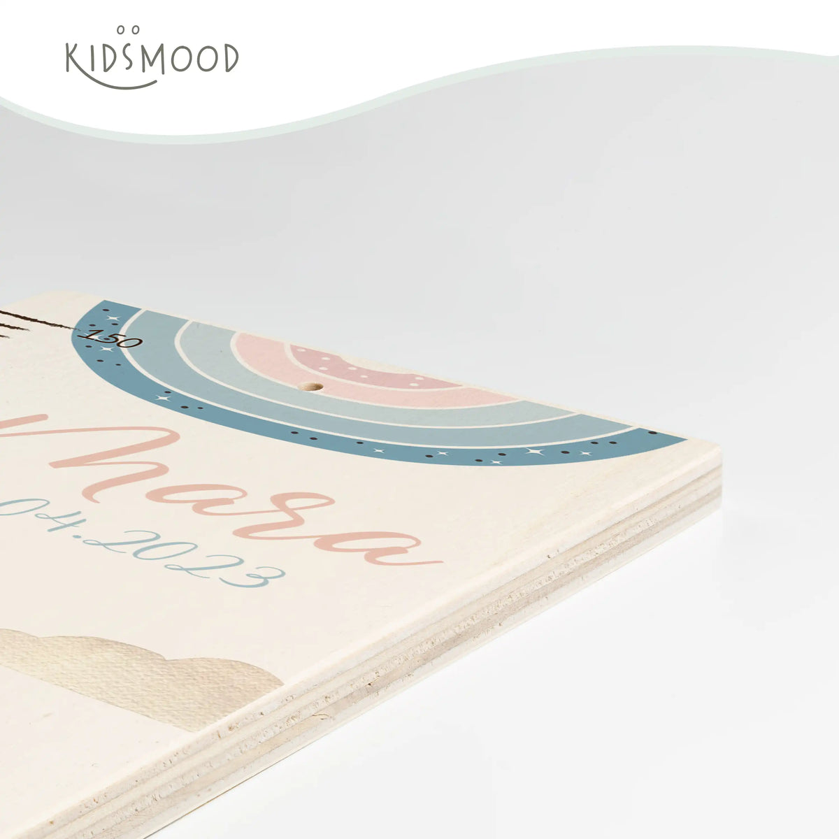 Messlatte Kinder Holz & Aluverbund - Einhorn