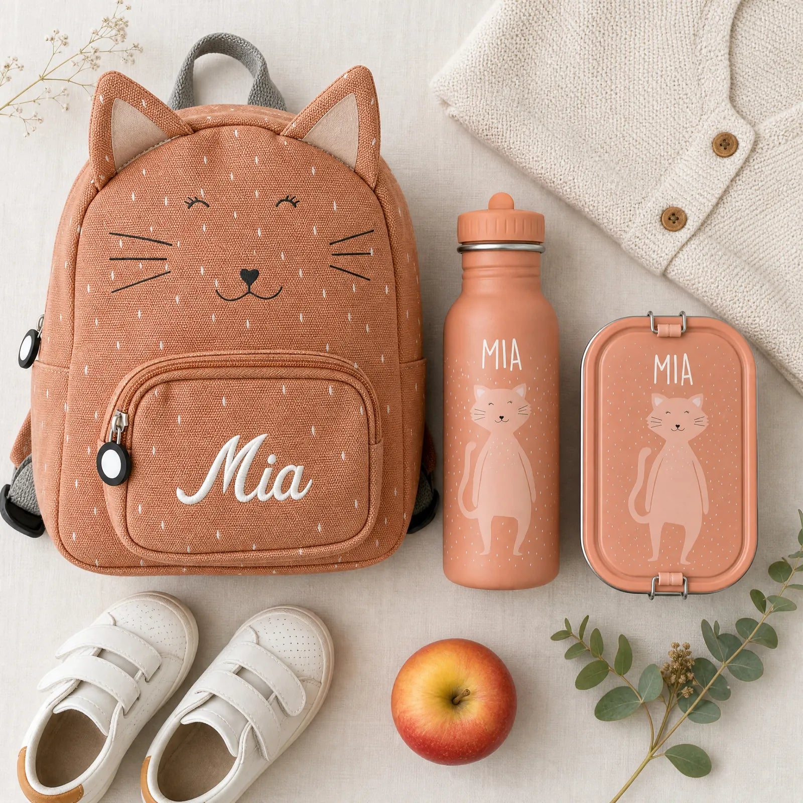 Trixie Kindergarten Set Katze, Set mit Namen, auch für Jungen