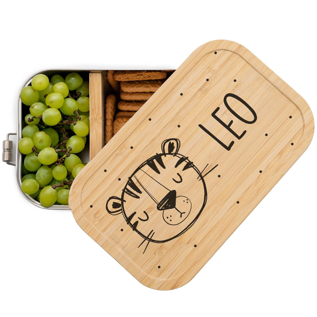 Brotdose personalisiert Tiger