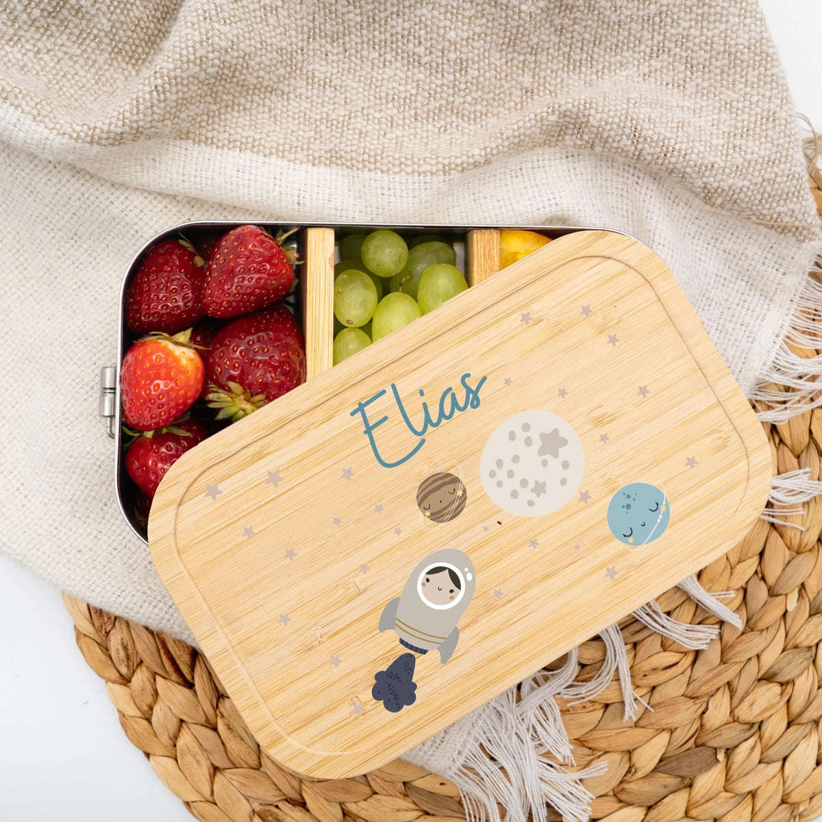 Brotdose personalisiert Weltall