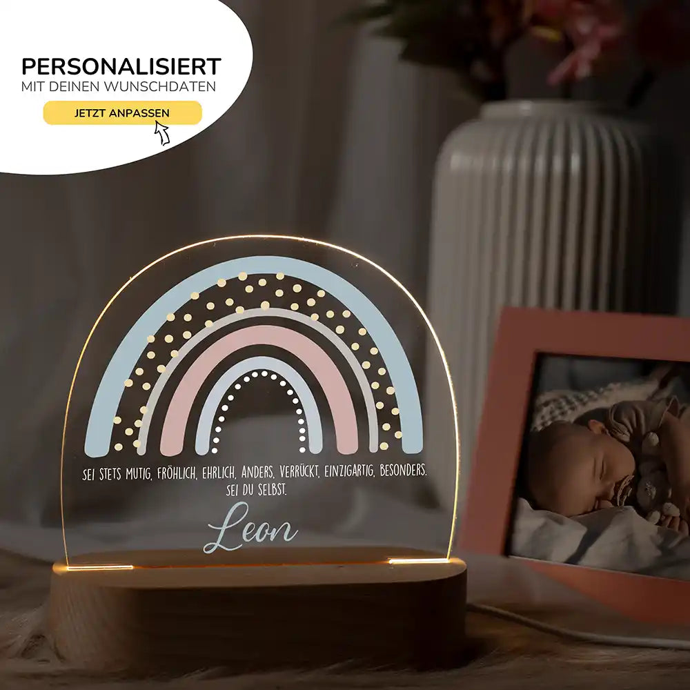 Kinderzimmer Bundle Regenbogen 5 Tonieregal + Nachtlicht