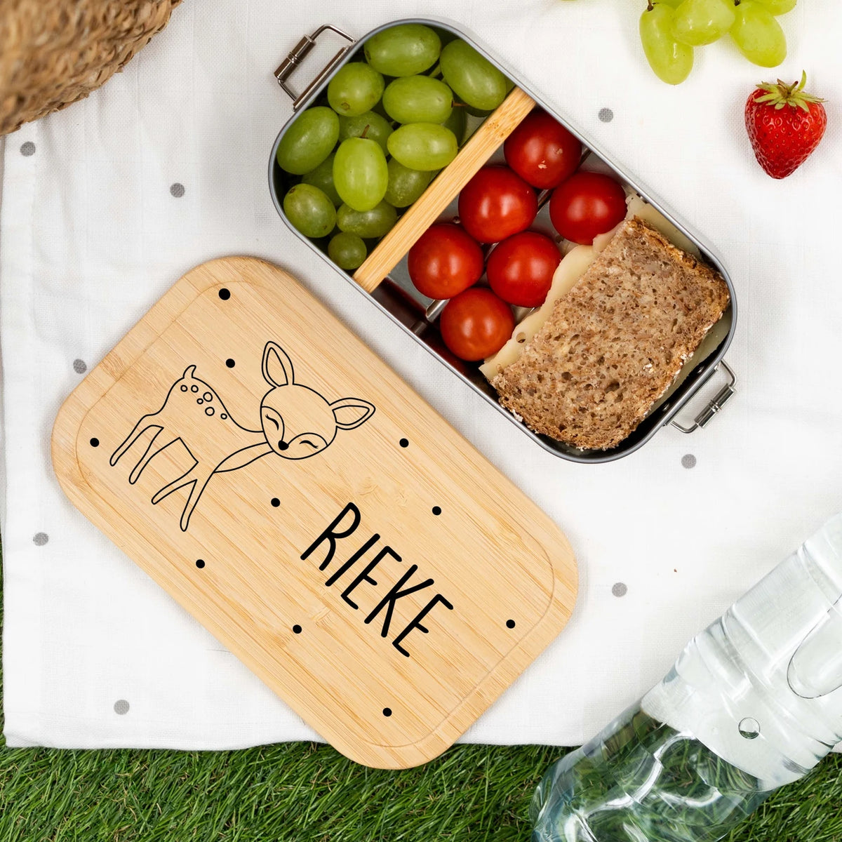 Brotdose Kinder personalisiert - Reh