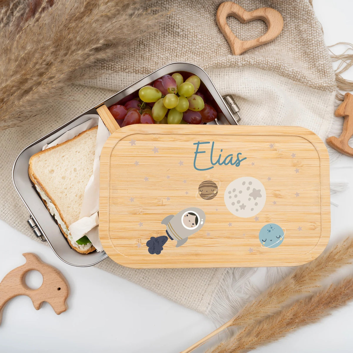 Brotdose personalisiert Weltall