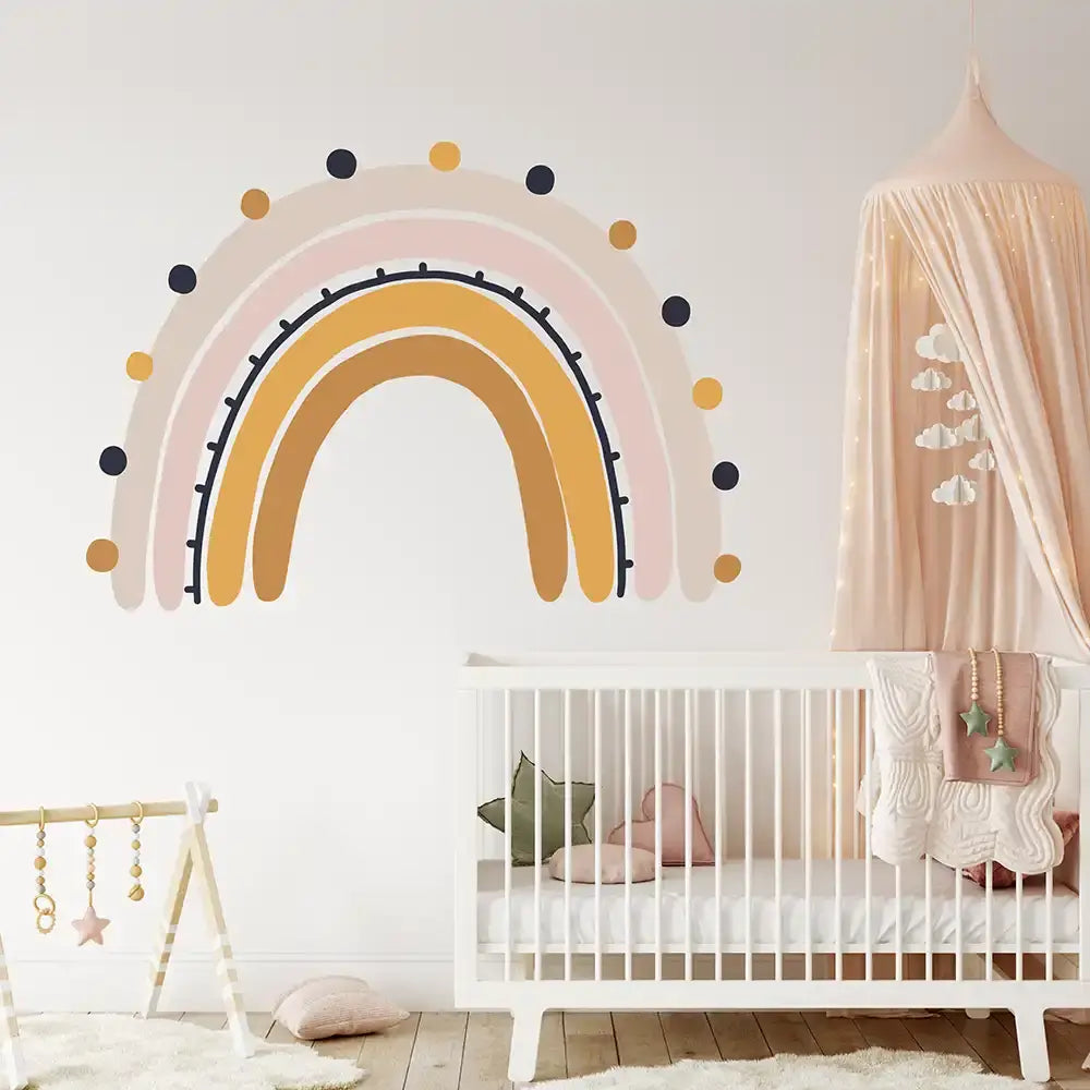 Wandaufkleber rainbow dot