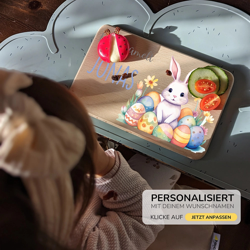 Frühstücksbrettchen Holz personalisiert