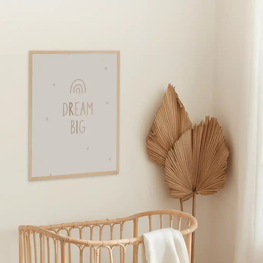 Poster 3er-Set - Herzen, Einhorn & Dream Big fürs Kinderzimmer