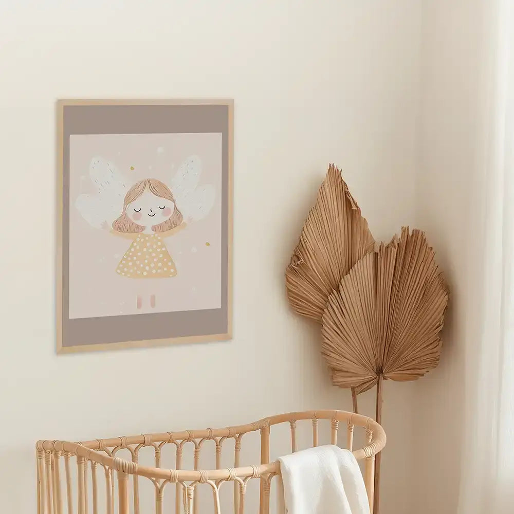 Poster 3er-Set - Regenbögen, "My Rainbow Baby" & Engel fürs Kinderzimmer