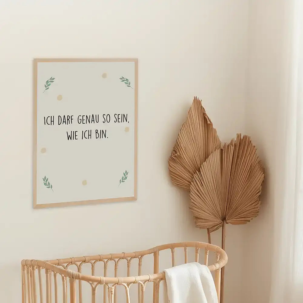 Poster 3er-Set - Zitrone, Selbstakzeptanz & Gänseblümchen fürs Kinderzimmer