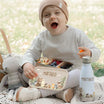 Großes Schulstart-Set personalisiert für Kinder: Brotdose, Trinkflasche und Tasse