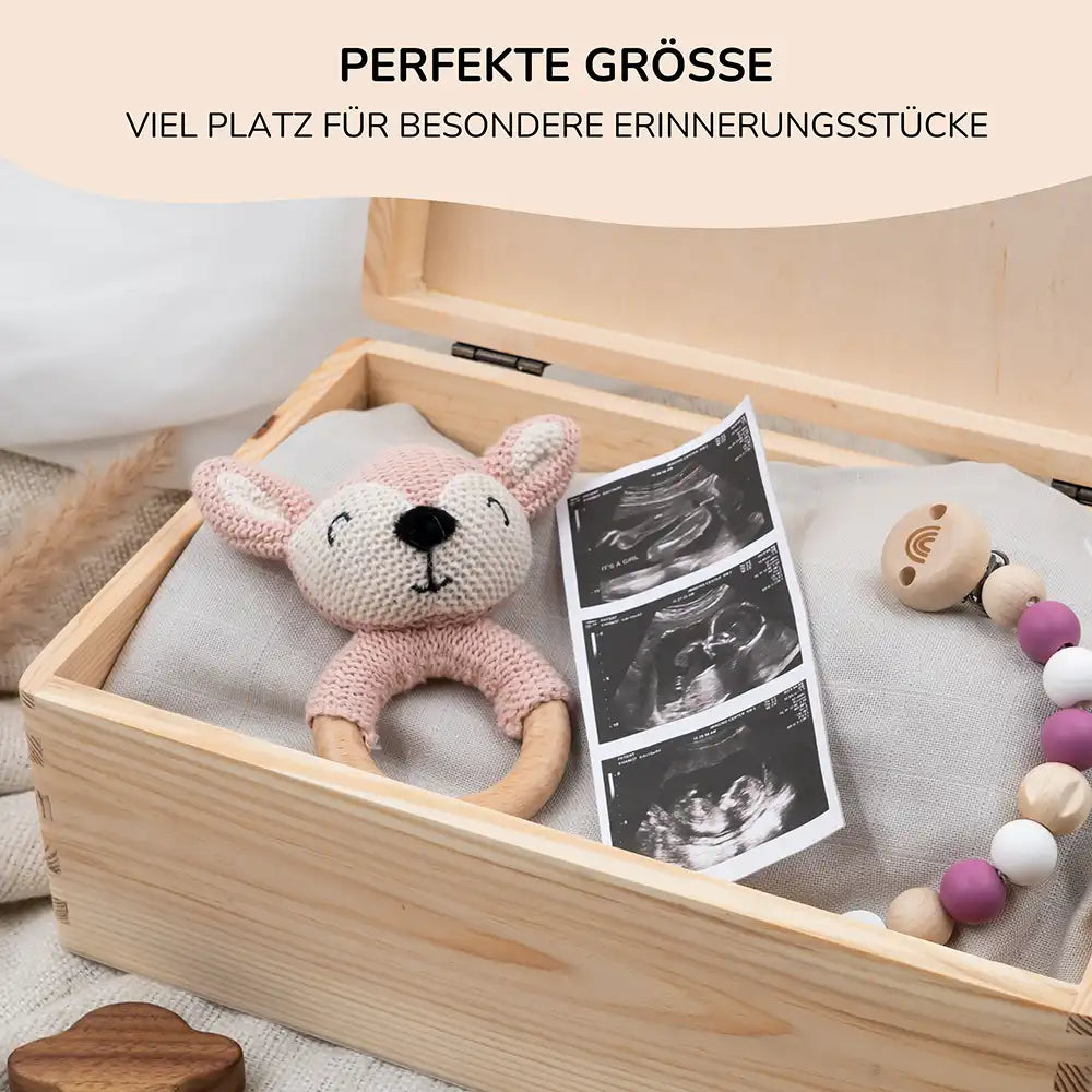 Erinnerungsbox Baby - Boho Einhorn