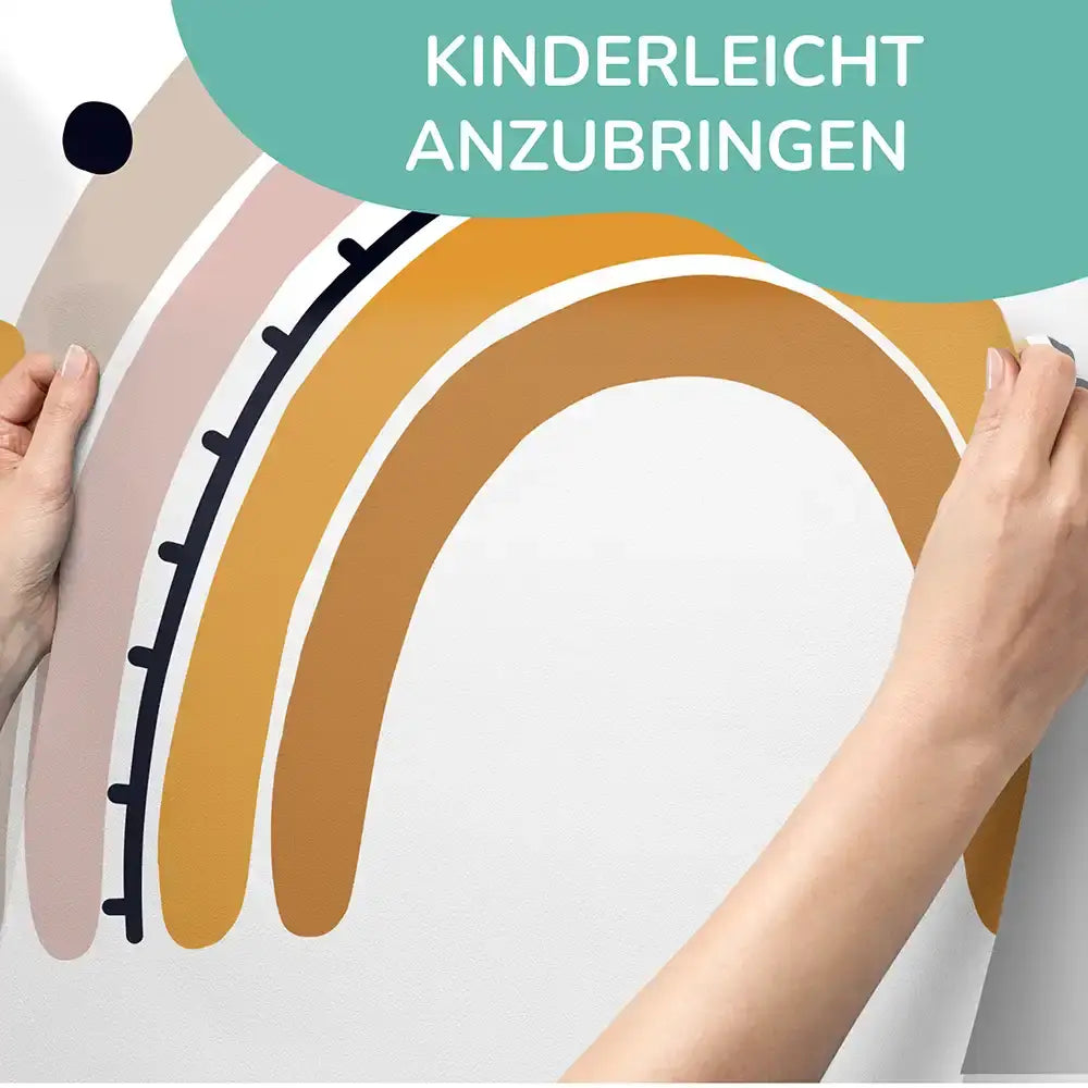 Wandaufkleber rainbow dot