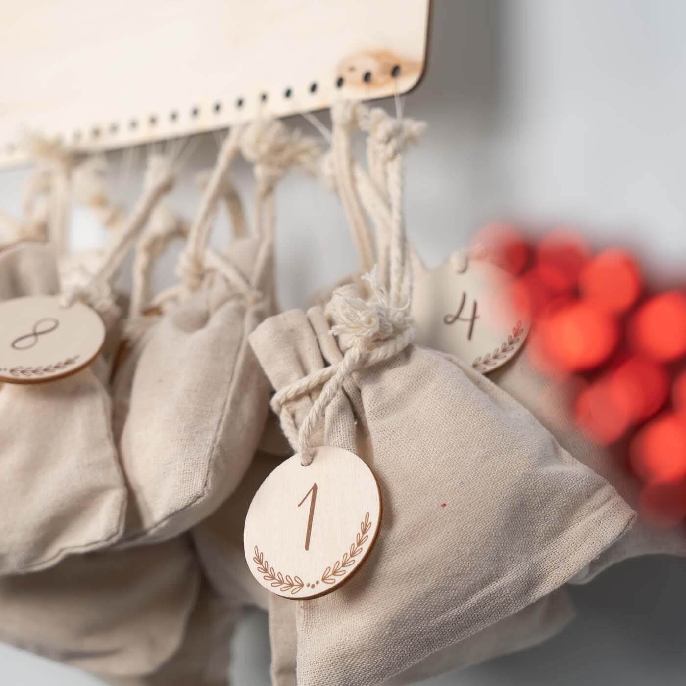 high-quality personalized advent calendar for the holidays