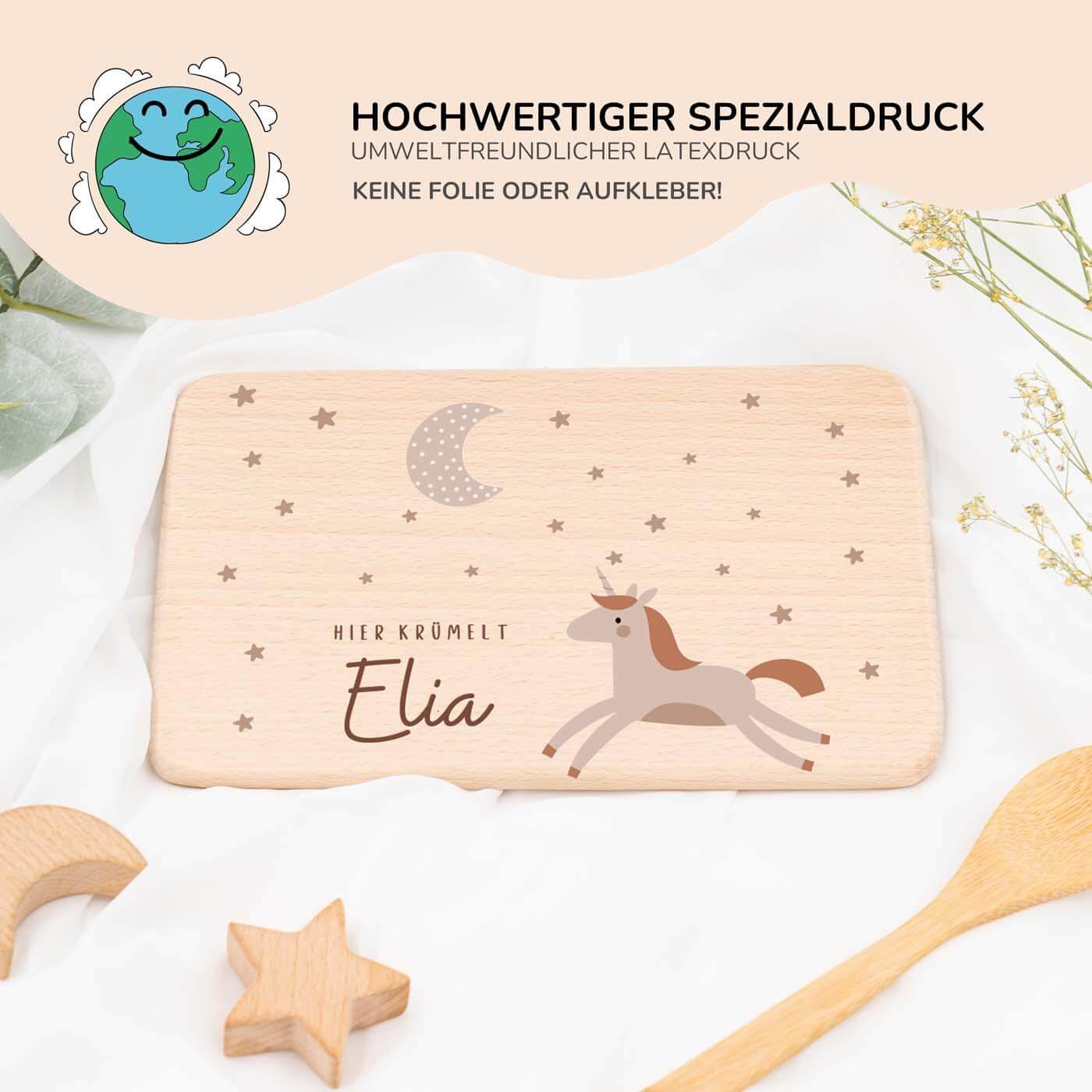 nahaufnahme des frühstücksbrettchens mit elefant motiv