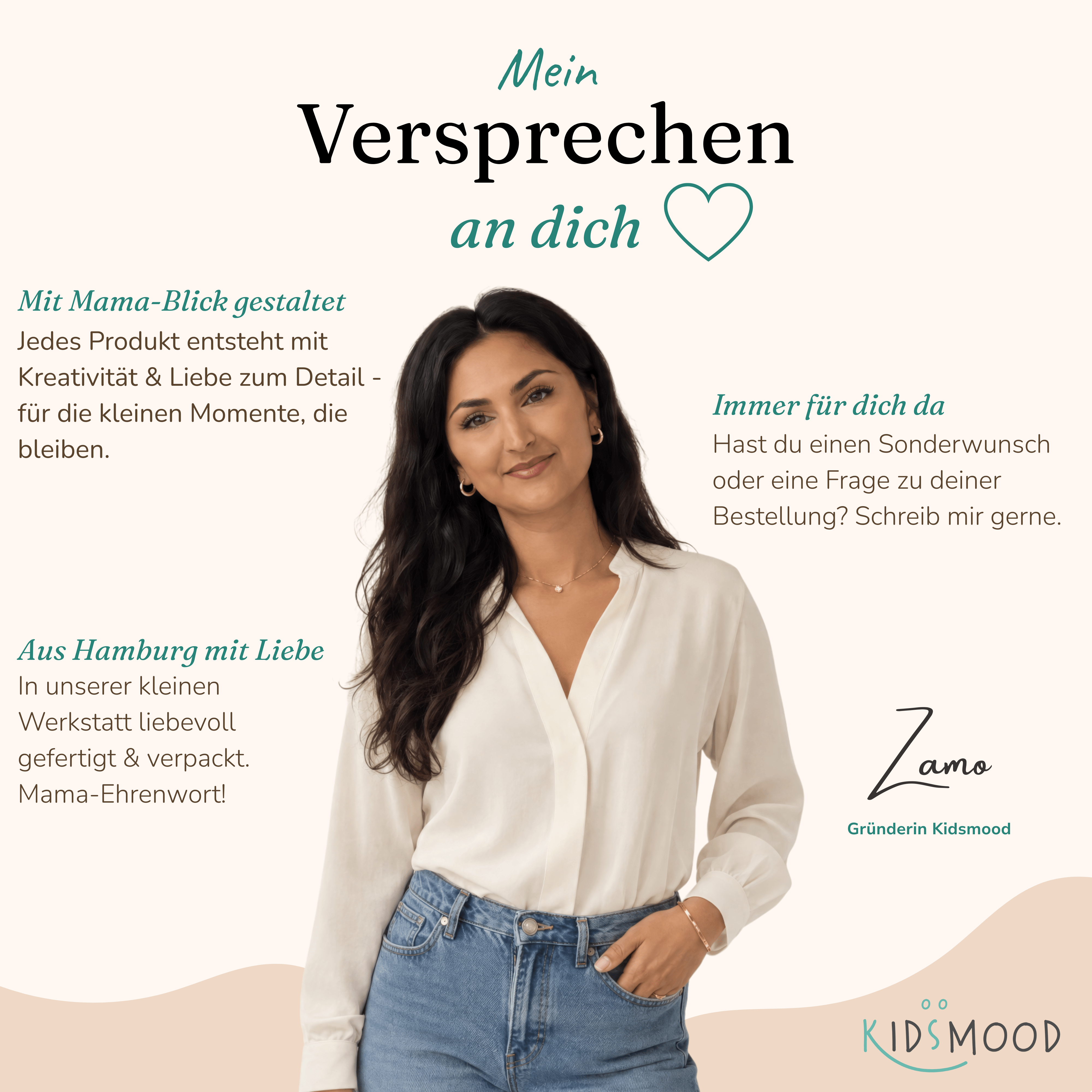 Nachtlicht Kinder personalisiert - Kinder Regenbogen