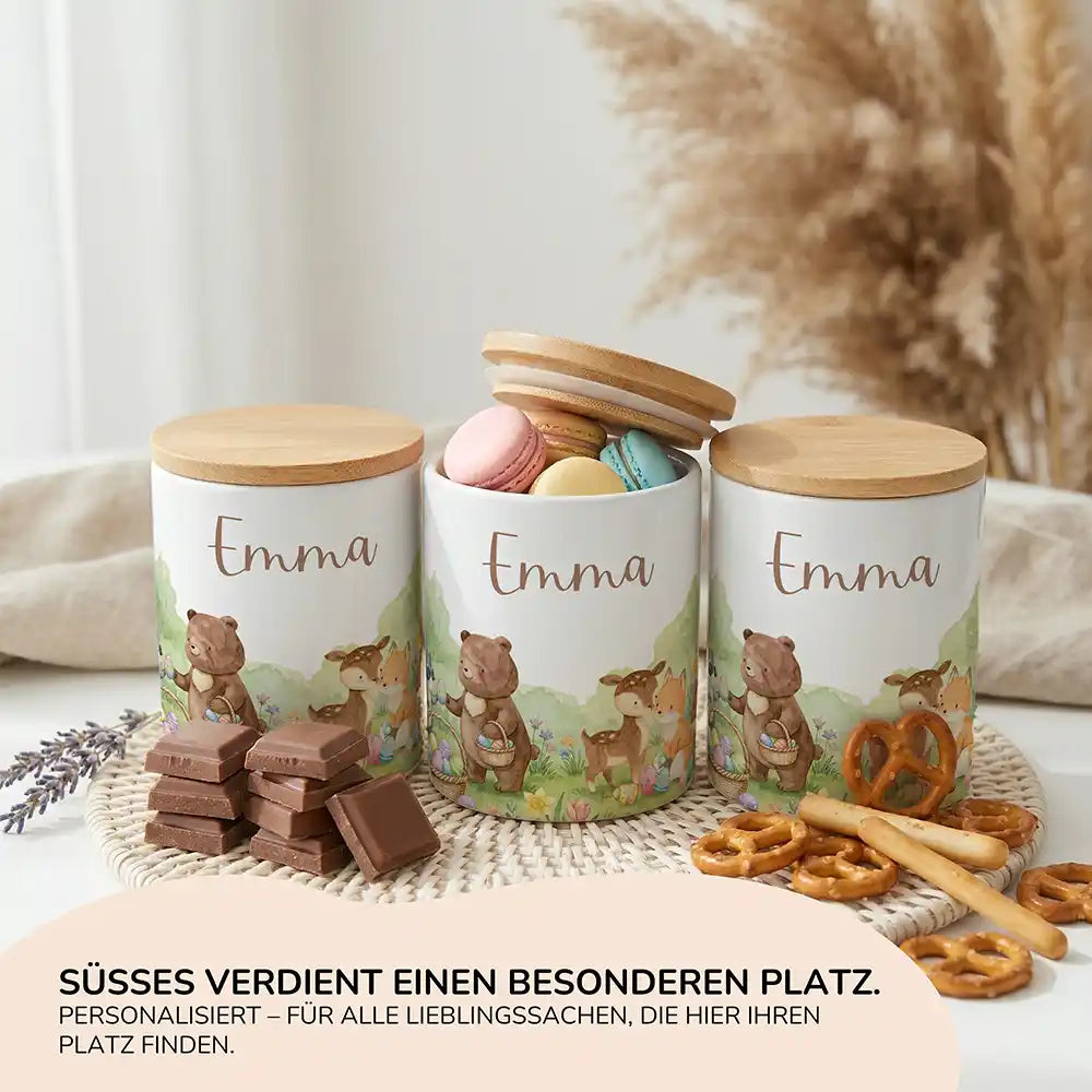 Personalisierte Keksdose Ostern Bärenfamilie - Ansicht 15