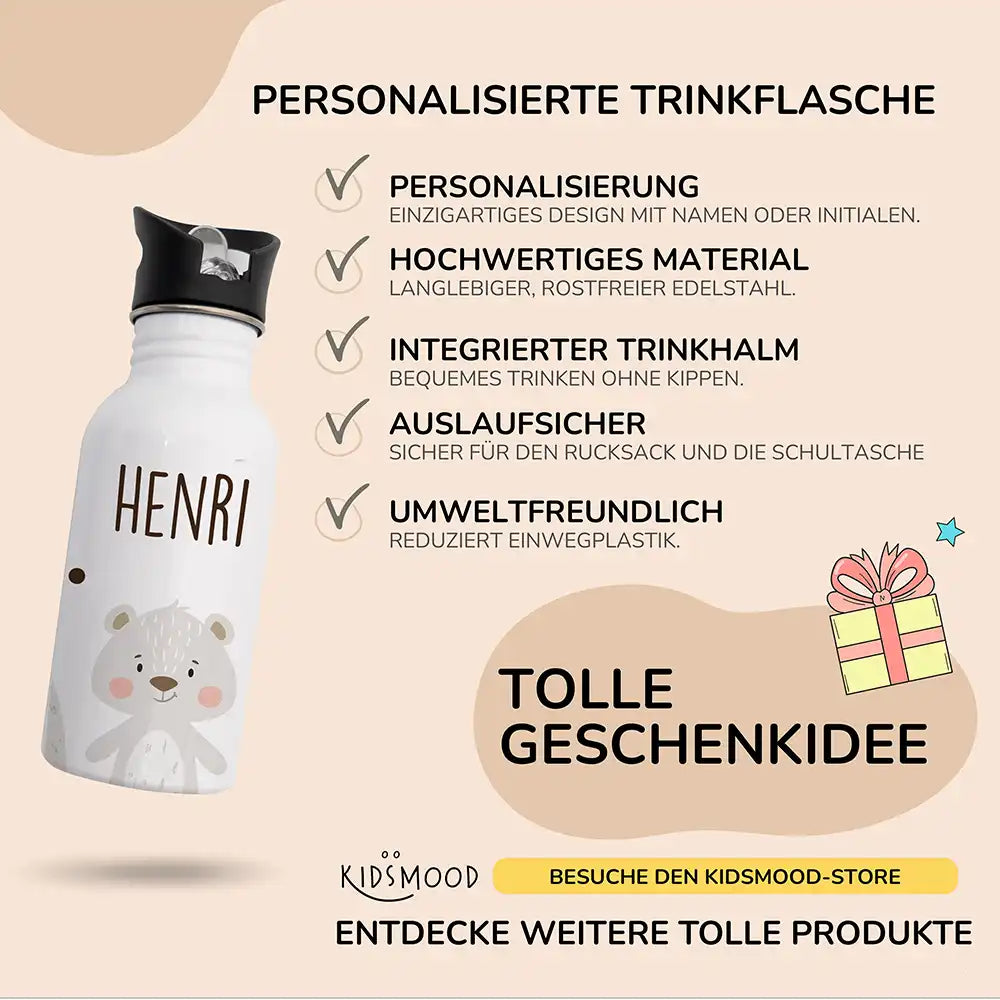 Trinkflaschen Kinder Edelstahl - Baby Koala